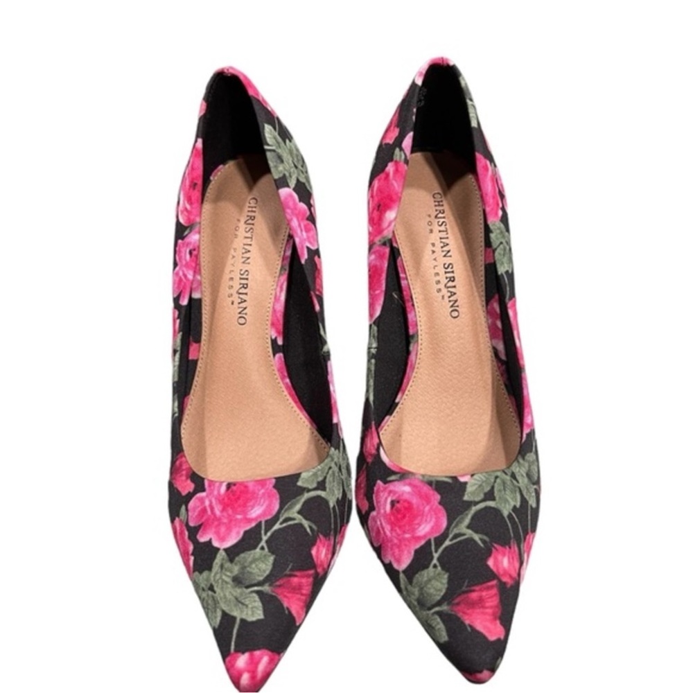 Christian Soriano Floral Shoes Size 7 New